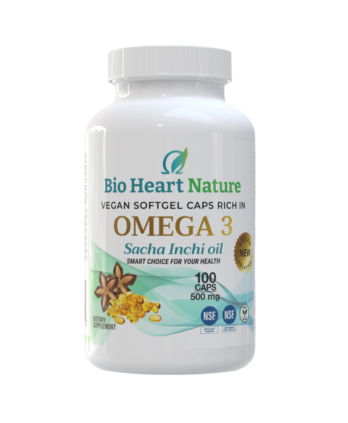 Vegan Omega-3 Capsules bottle